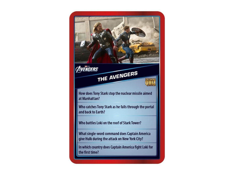 Winning Moves Marvel Cinematic Universe Top Trumps Quiz Card Game (English)