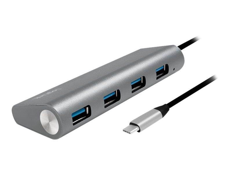 LogiLink USB-C 3.1 hub 4 port USB-Hubs - USB 3.2 - 4 - Grau