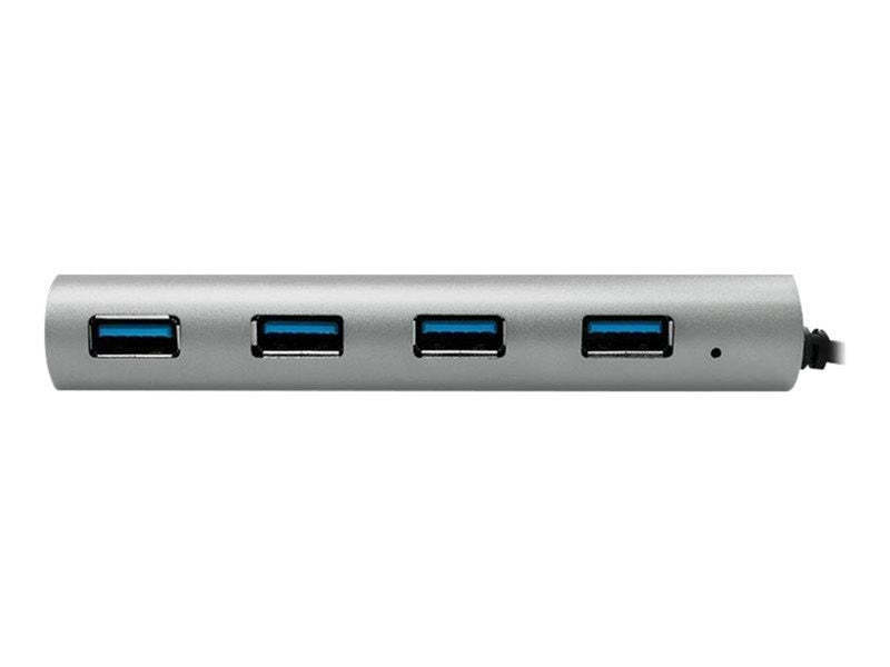 LogiLink USB-C 3.1 hub 4 port USB-Hubs - USB 3.2 - 4 - Grau