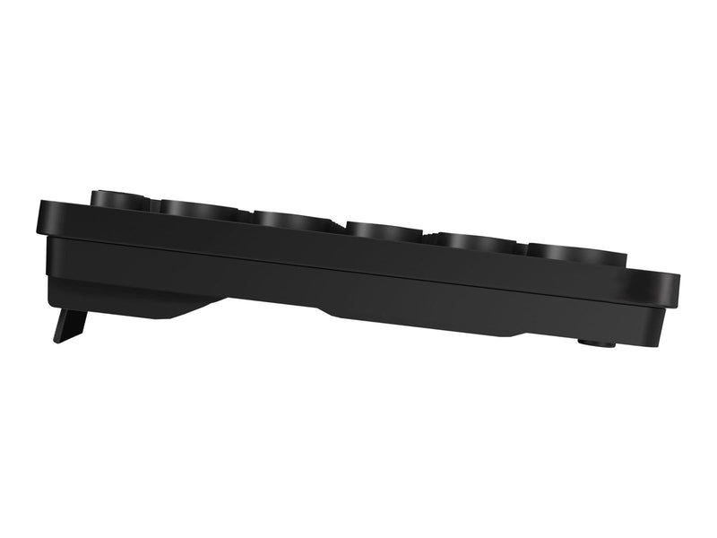 Gear4U KK-10 - keyboard - round key caps - Nordic - black - Tastaturen - Nordisch - Schwarz