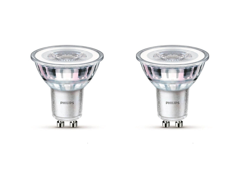 Philips LED-Lampe Classic 3.5W/827 (35W) 36° 2-pack GU10