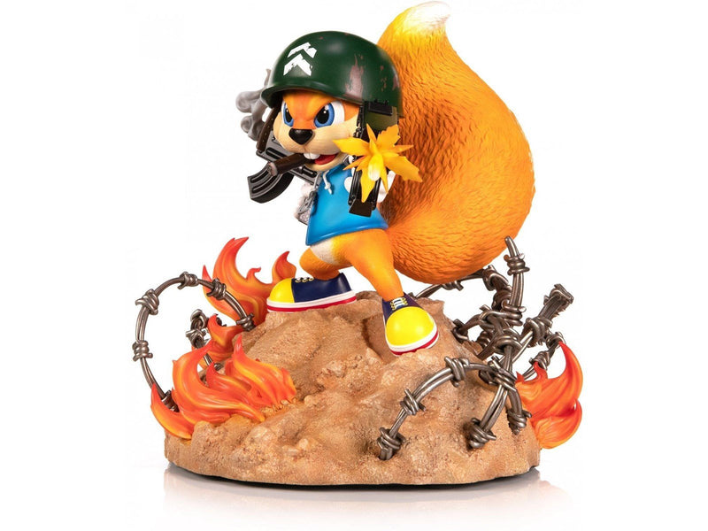 First 4 Figures - Conker's Bad Fur Day Resin Painted Statue: Soldier Conker (Standard Edition) - Figur