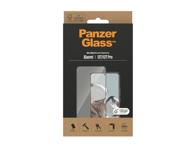 PanzerGlass Screen Protector Xiaomi 12T | 12T Pro | Ultra-Wide Fit