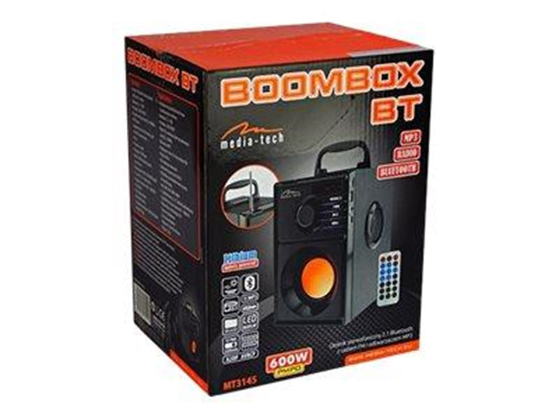 Media-Tech BOOMBOX BT MT3145 V2.0 - speaker - for portable use - wireless