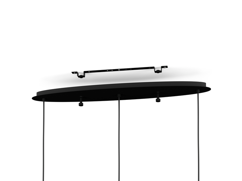 EGLO AGUILARES long table pendant oak/smoke
