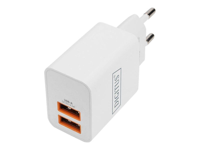 DIGITUS power adapter - 2 x USB - 15.5 Watt