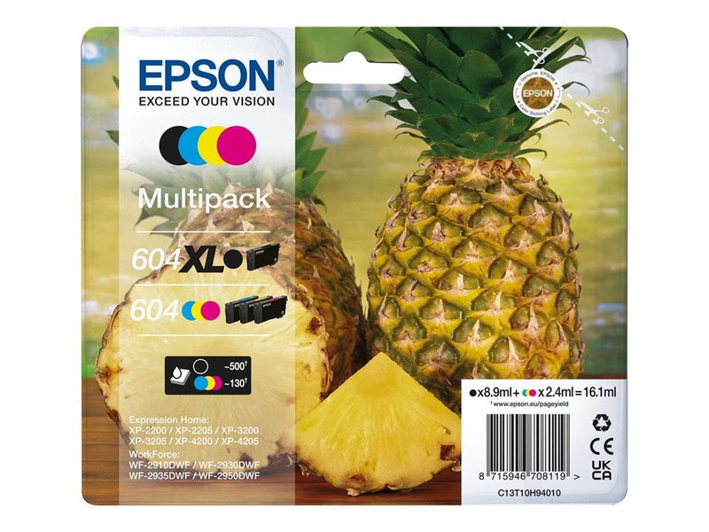 Epson 60 - 4-pack - XL - black yellow cyan magenta - original - ink cartridge - Tintenpatrone Cyan