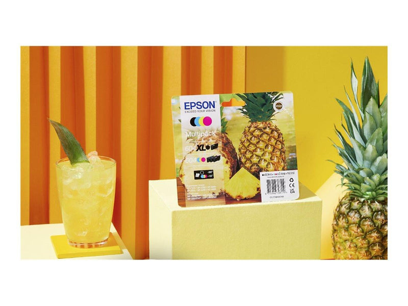 Epson 60 - 4-pack - XL - black yellow cyan magenta - original - ink cartridge - Tintenpatrone Cyan