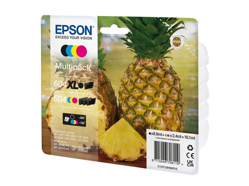 Epson 60 - 4-pack - XL - black yellow cyan magenta - original - ink cartridge - Tintenpatrone Cyan