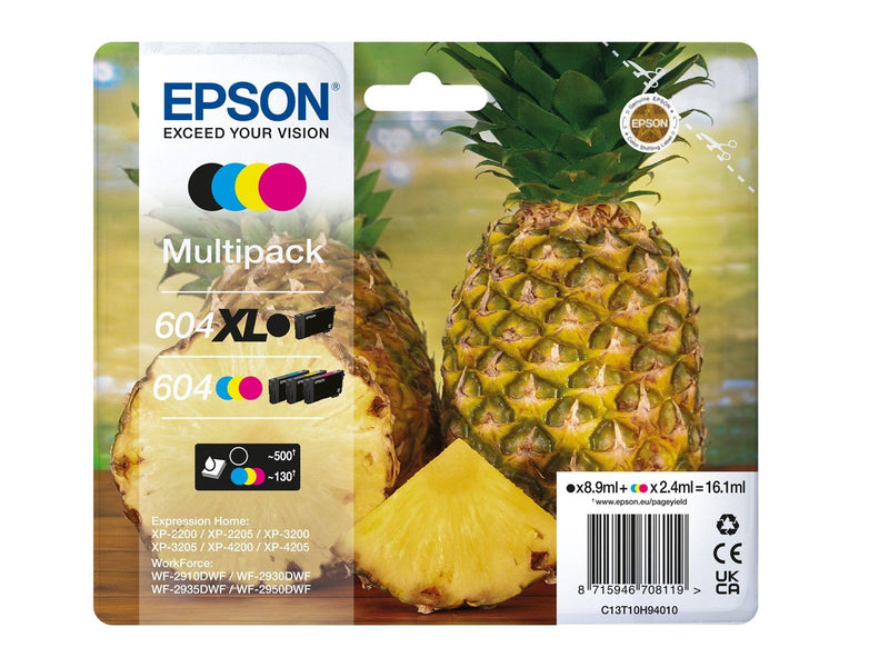 Epson 60 - 4-pack - XL - black yellow cyan magenta - original - ink cartridge - Tintenpatrone Cyan