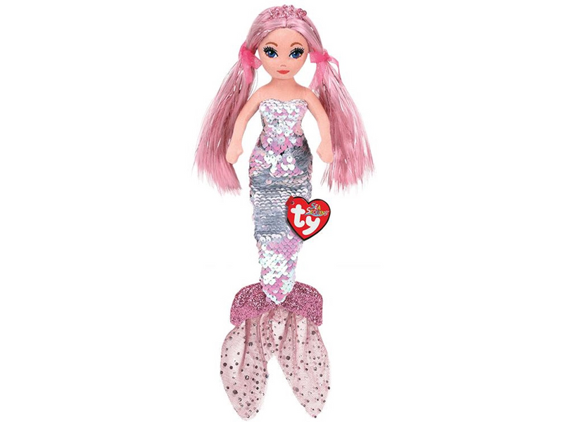 Ty Mermaid Cora Pink Sequin 25 cm
