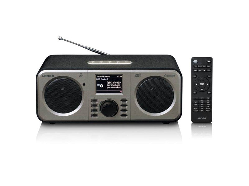 Lenco DIR-141- Black - DAB+/FM - Stereo - schwarz