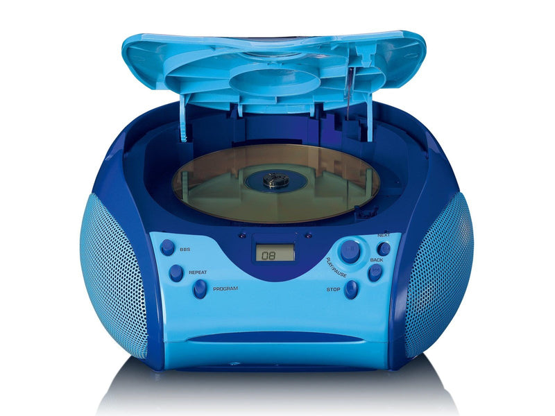 Lenco SCD-24BU kids - Portable stereo FM radio with CD player - Blue