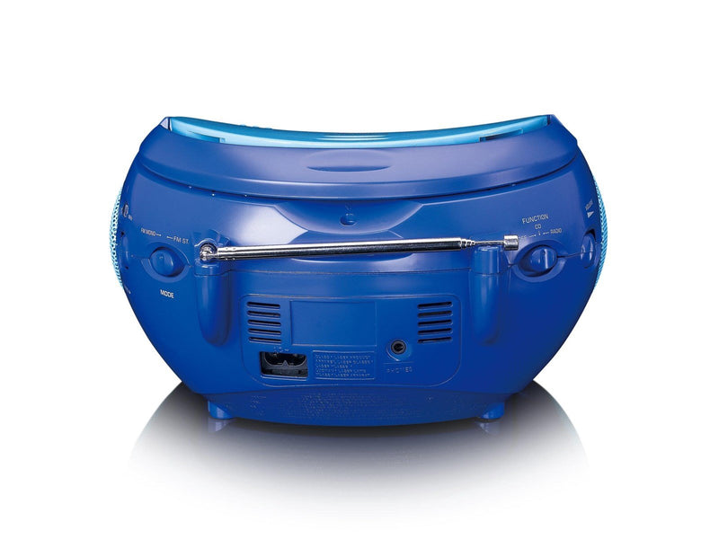 Lenco SCD-24BU kids - Portable stereo FM radio with CD player - Blue