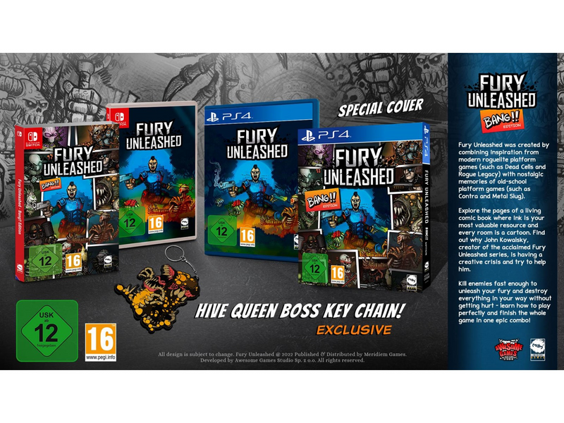 Fury Unleashed (Bang!! Edition) - Nintendo Switch - Platformer - PEGI 16