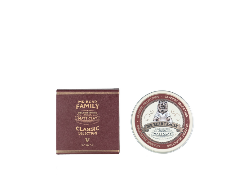 Mr. Bear Pomade - Matt Clay - Golden Ember - 100gr