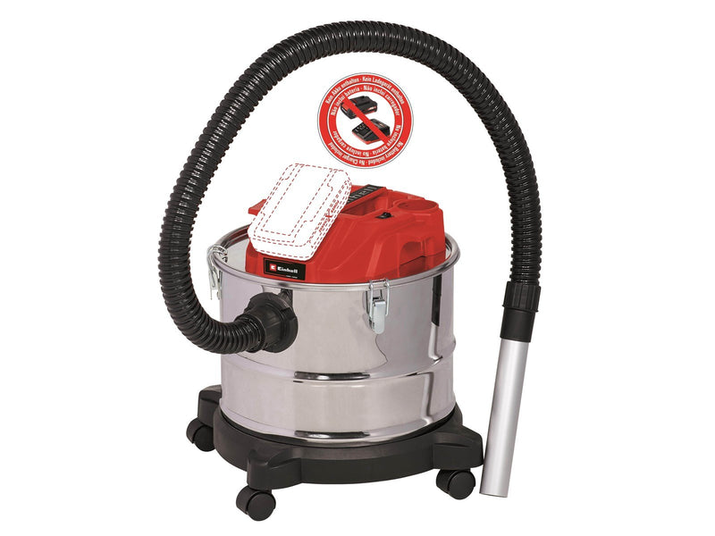 Einhell Cordless Ash Vac TE-AV 18/15 Li C-Solo
