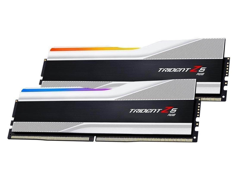 G.Skill Trident Z5 RGB DDR5-7600 - 32GB - CL36 - Dual Channel (2 pcs) - Intel XMP - Silber mit RGB
