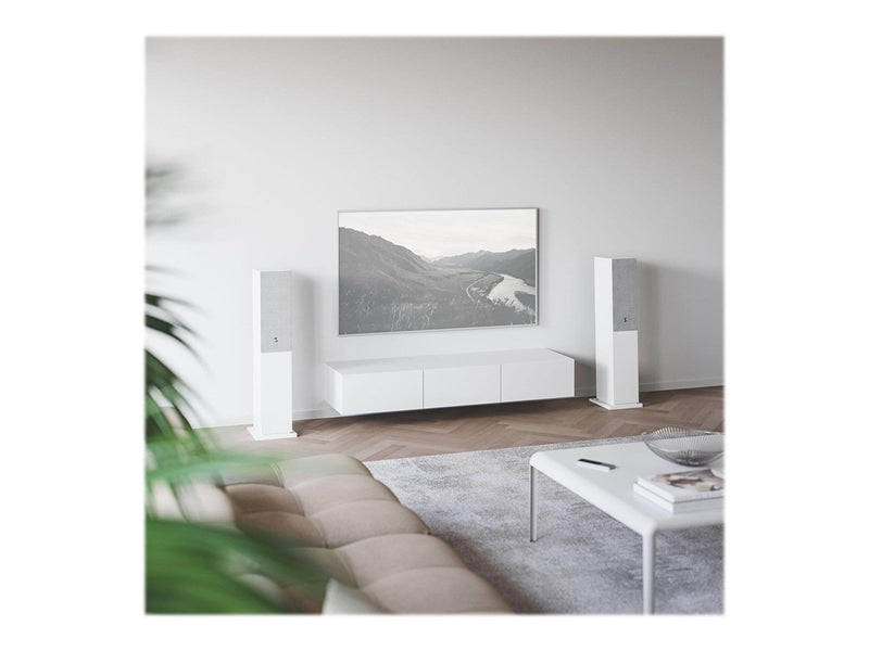 Audio Pro A48 Wifi Wireless Multiroom Home Entertainment Stereo Floorstanding Speaker - White