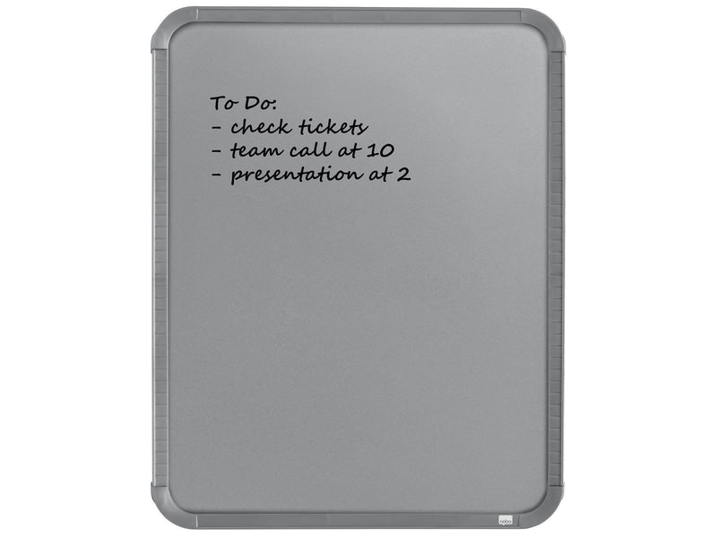 Nobo  magnetisches Whiteboard, schmaler silberner Rahmen 28 x 36 cm Silber