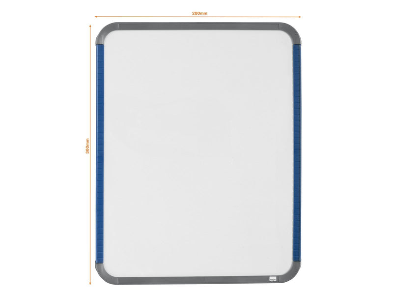 Nobo  magnetisches Whiteboard, schmaler Rahmen 28 x 36 cm Weiß