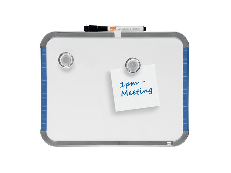 Nobo  magnetisches Whiteboard, schmaler Rahmen 28 x 22 cm Weiß