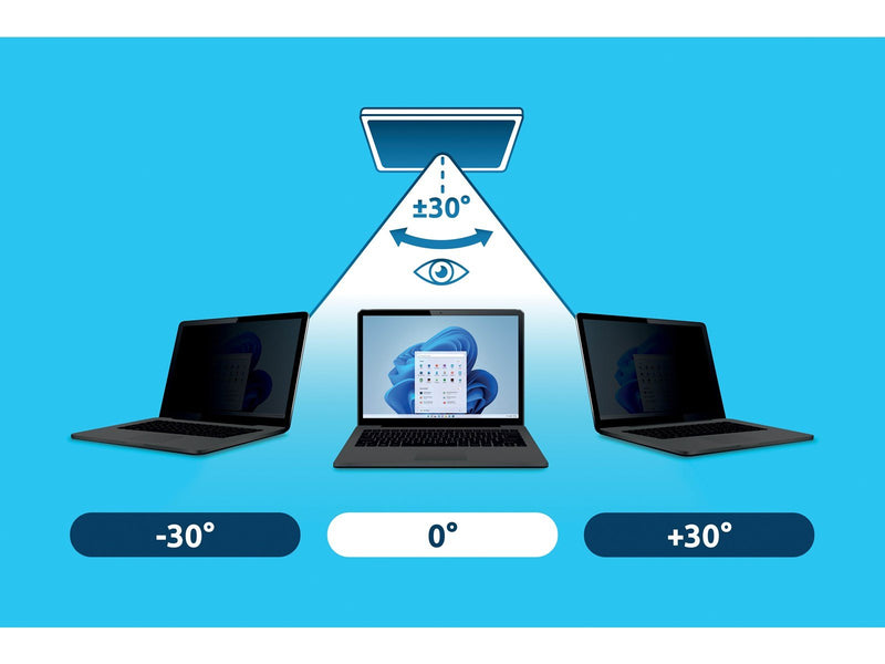 Kensington Blickschutzfilter 2-fach abnehmbar für 14,1" Laptops 16:9