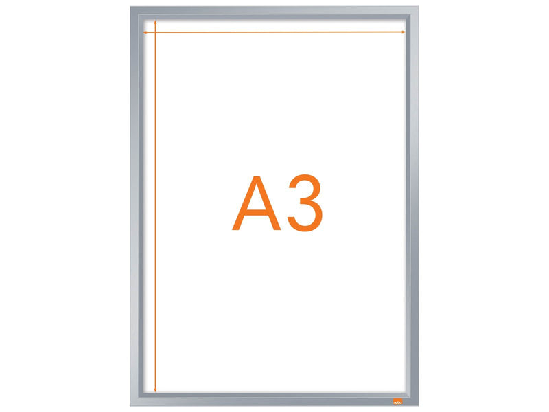 Nobo Impression Pro Clip-Rahmen A3 mit Aluminiumrahmen