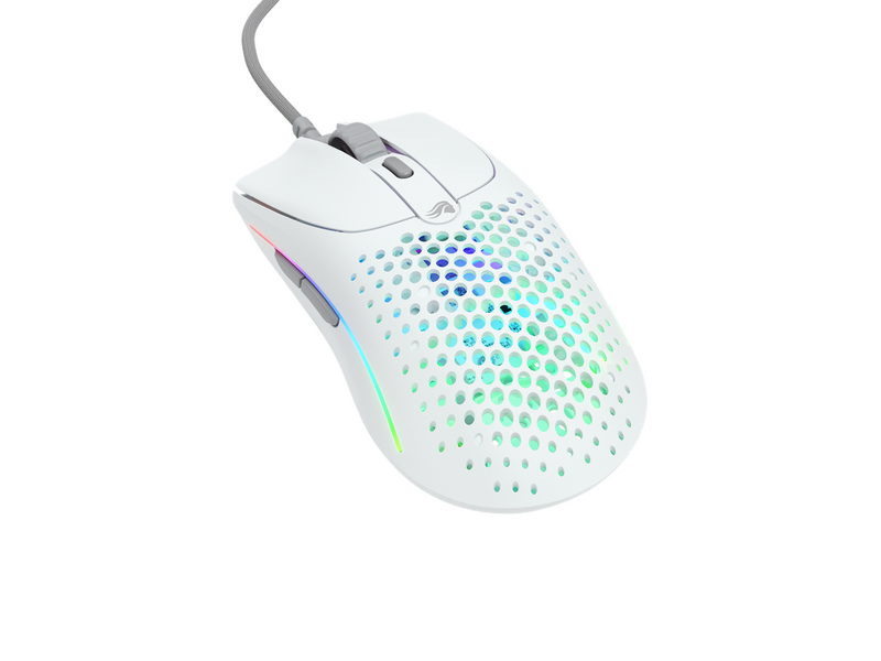 Glorious Model O 2 - Matte White - Gaming Maus (Weiß mit RGB Licht)
