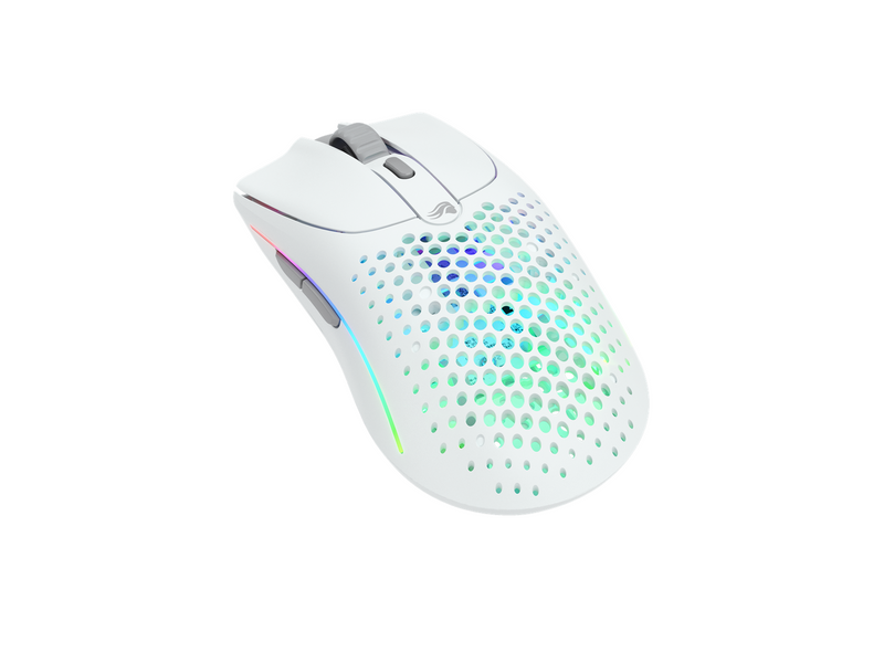 Glorious Model O Wireless 2 - Matte White - Gaming Maus (Schwarz mit RGB)