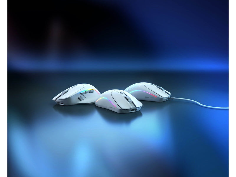 Glorious Model O Wireless 2 - Matte White - Gaming Maus (Schwarz mit RGB)