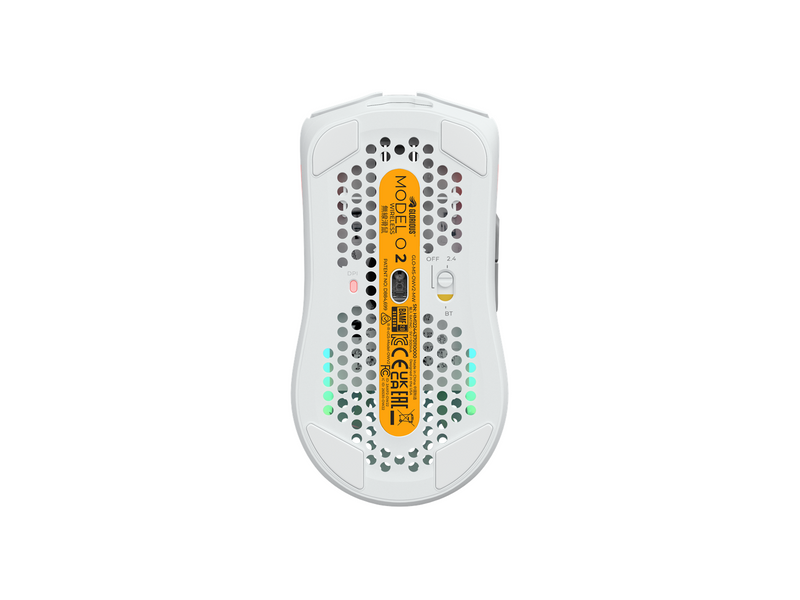 Glorious Model O Wireless 2 - Matte White - Gaming Maus (Schwarz mit RGB)