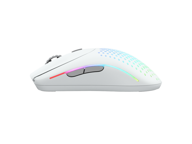 Glorious Model O Wireless 2 - Matte White - Gaming Maus (Schwarz mit RGB)