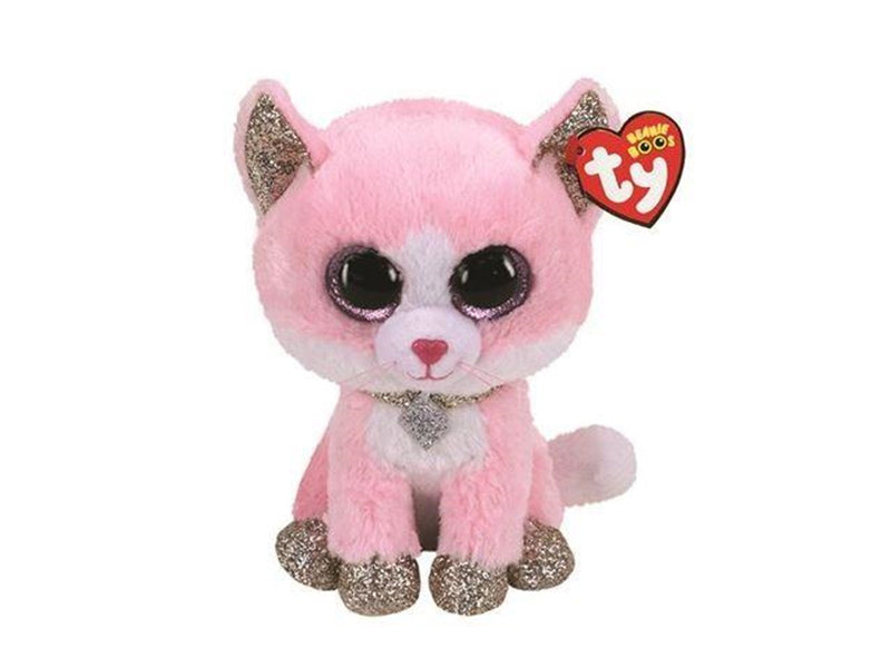 Ty Beanie Boos - Fiona Pink Cat 15cm