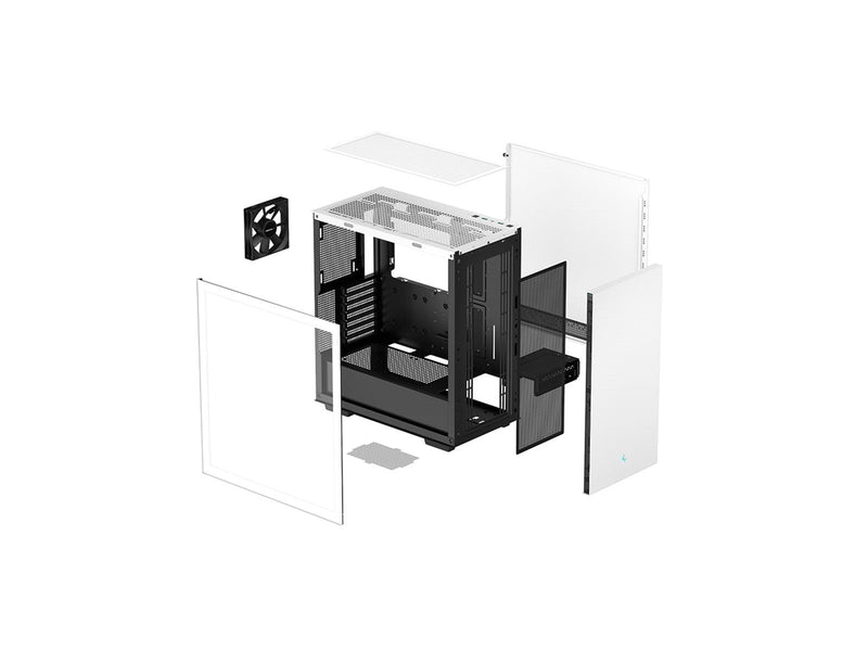 DeepCool CH510 WH - Gehäuse - Miditower - Weiß