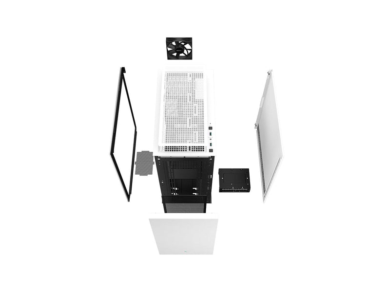 DeepCool CH510 WH - Gehäuse - Miditower - Weiß