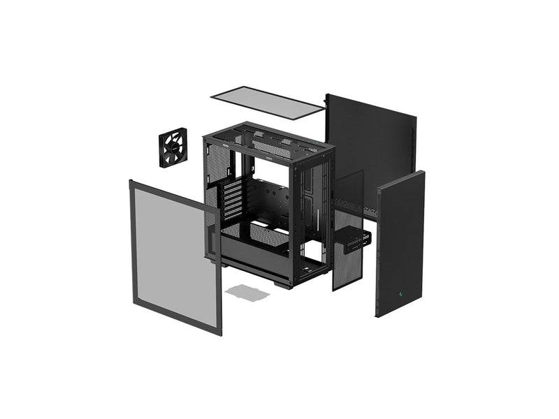 DeepCool CH510 - Gehäuse - Miditower - Schwarz