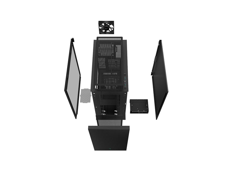 DeepCool CH510 - Gehäuse - Miditower - Schwarz