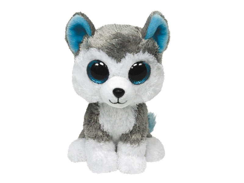 Ty Beanie Boos - Slush Grey & White Husky 15cm