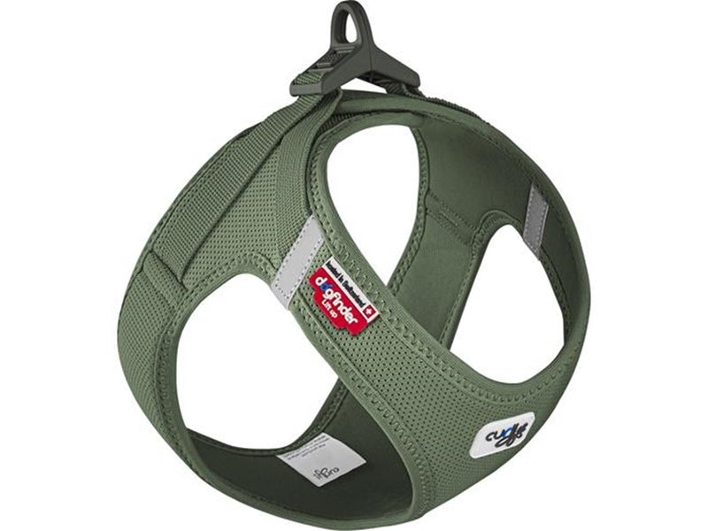 Curli Vest Harness Clasp Air-Mesh - Moss (S)