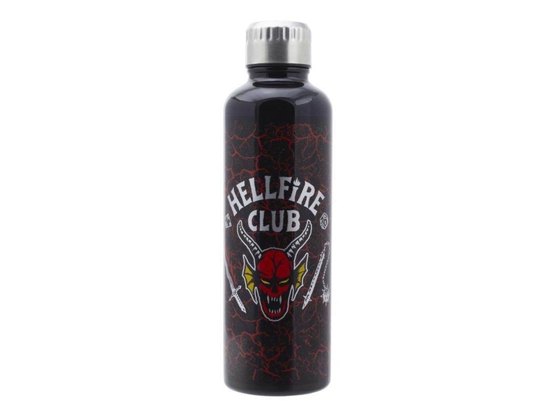 Paladone - Stranger Things Hellfire Club Metal - Wasserflasche