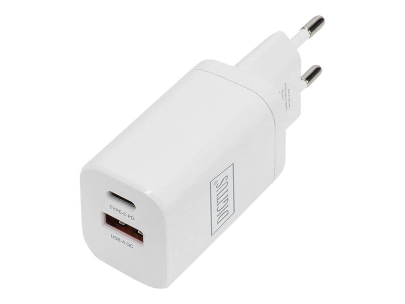 DIGITUS power adapter - USB Type A USB-C - 30 Watt