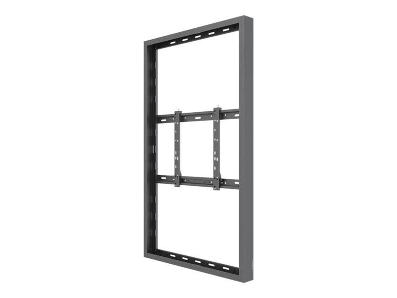Multibrackets M Pro Series - enclosure - low profile - for digital signage LCD panel - medium - black 25 kg 55" From 200 x 200 m