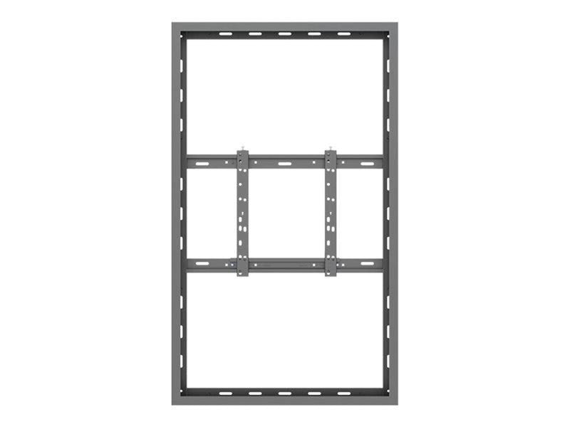 Multibrackets M Pro Series - enclosure - low profile - for digital signage LCD panel - medium - black 25 kg 55" From 200 x 200 m