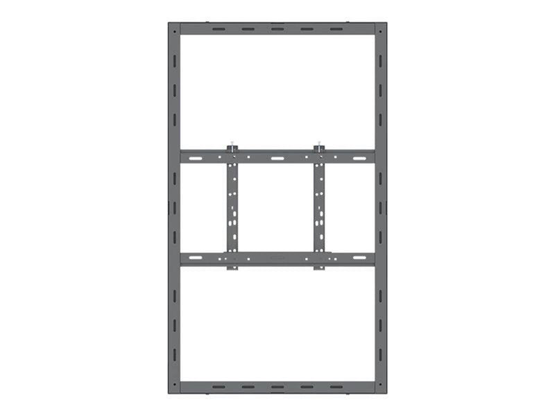 Multibrackets M Pro Series - enclosure - low profile - for digital signage LCD panel - medium - black 25 kg 55" From 200 x 200 m