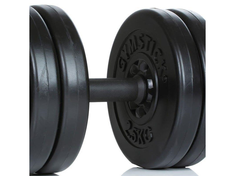 Gymstick Vinyl Dumbbell Set 15kg