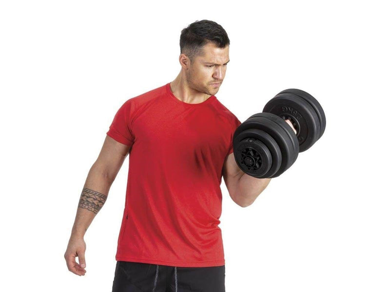 Gymstick Vinyl Dumbbell Set 15kg