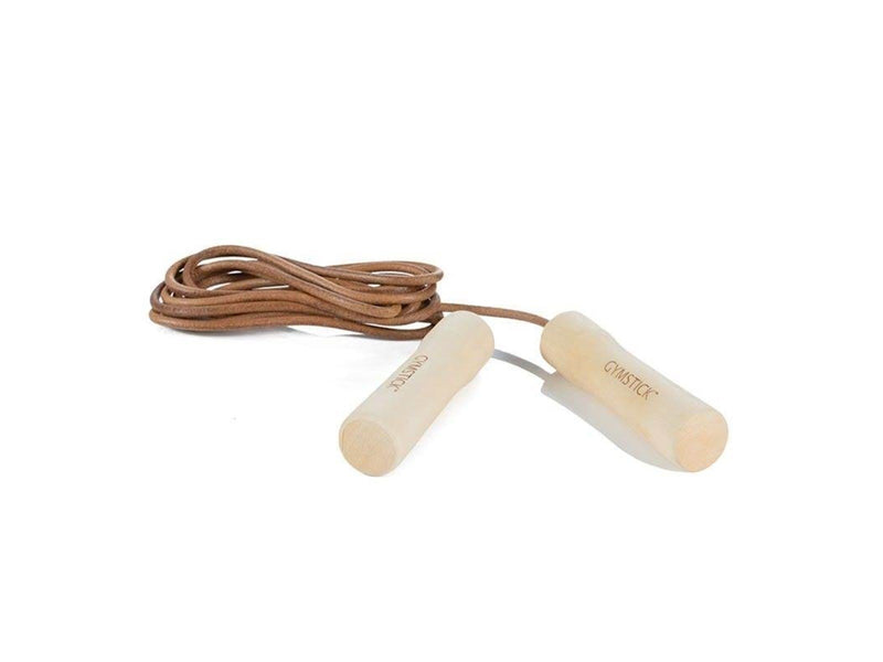 Gymstick Leather Jump Rope - Wood