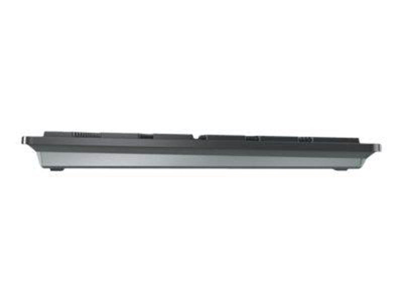 Cherry KW 9100 SLIM - Tastaturen - Nordisch - Silber