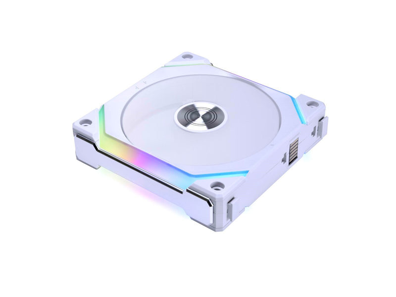 Lian Li UNI FAN SL120 V2 - Gehäuselüfter - 120mm - Weiß mit RGB-Beleuchtung - 29 dBA
